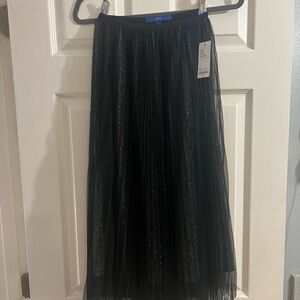 Apt. 9 Black Pleated Midi Skirt for Cocktail
